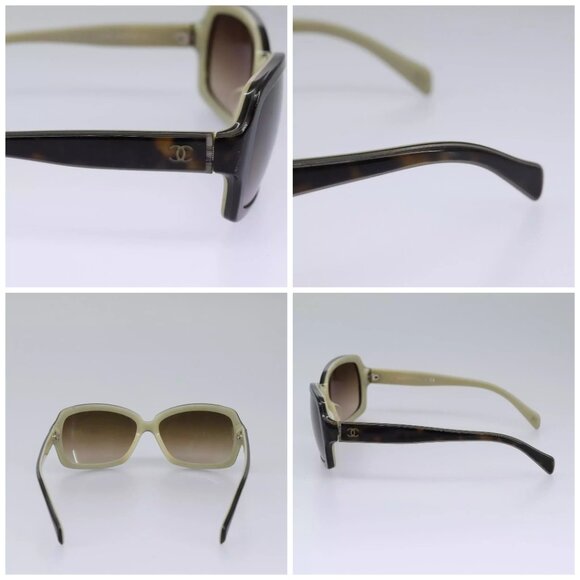 CHANEL Sunglasses plastic Brown CC Auth am7632 - Picture 14 of 15